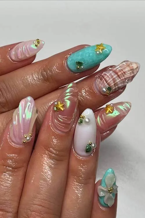 beach nails