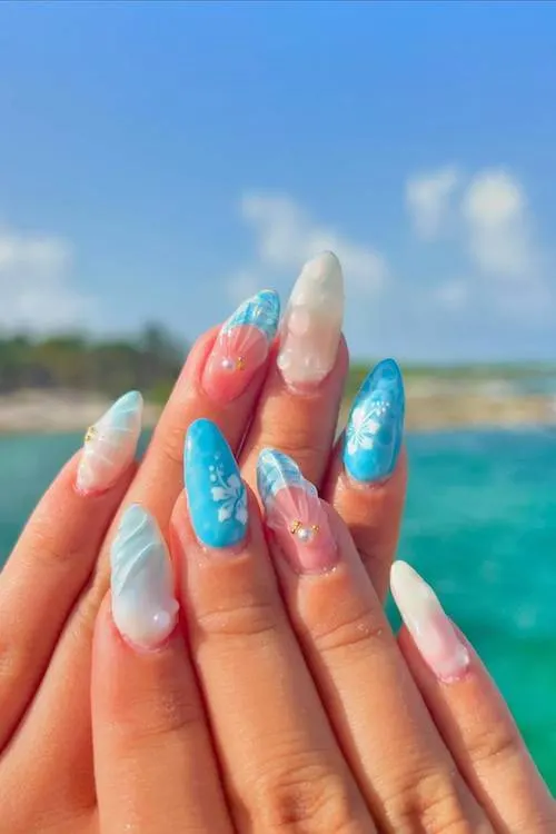 beach nails