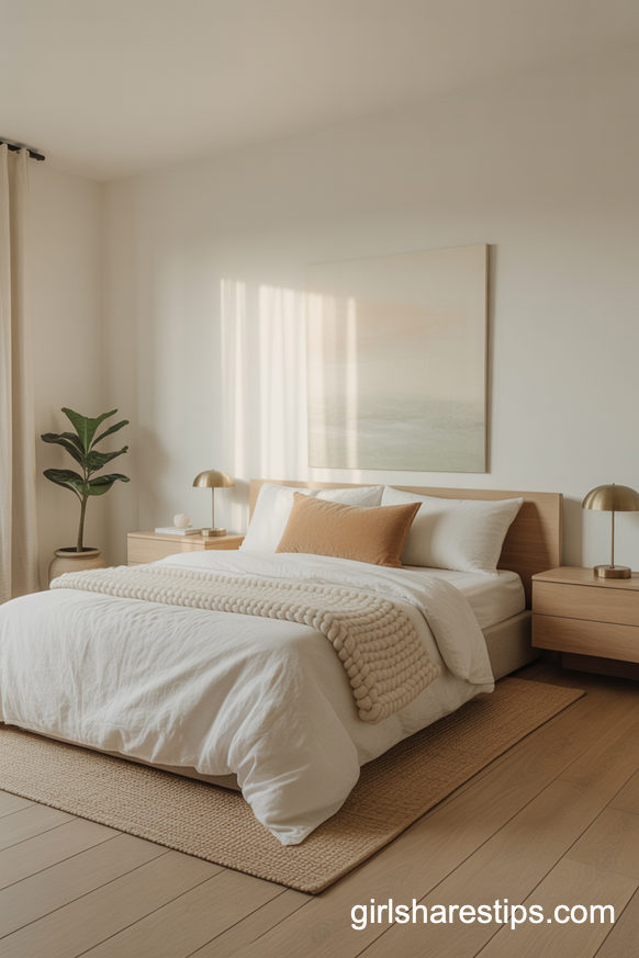 Minimalist Bedroom Sanctuary with Calm Neutrals