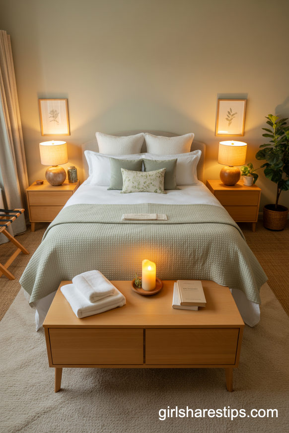 Inviting Guest Bedroom Designed for Grown Kids and Friends