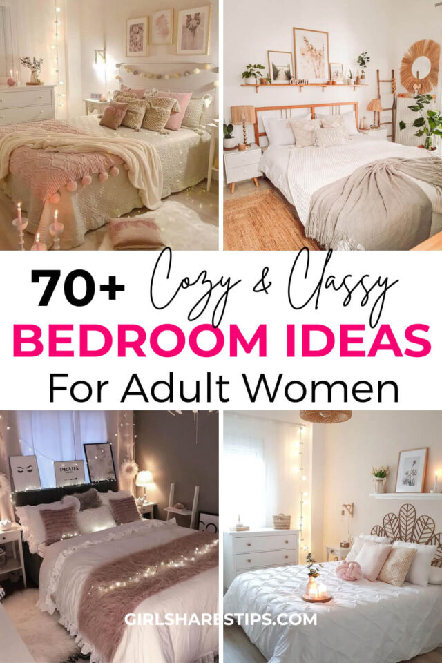 70+ Cozy & Classy Bedroom Ideas For Women [2023]: Best Bedroom Decor ...
