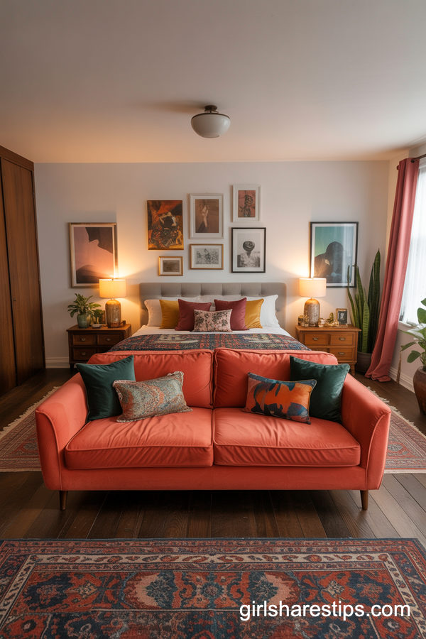 bedroom with couch ideas