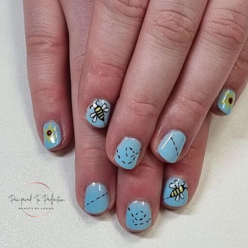 bee nail designs