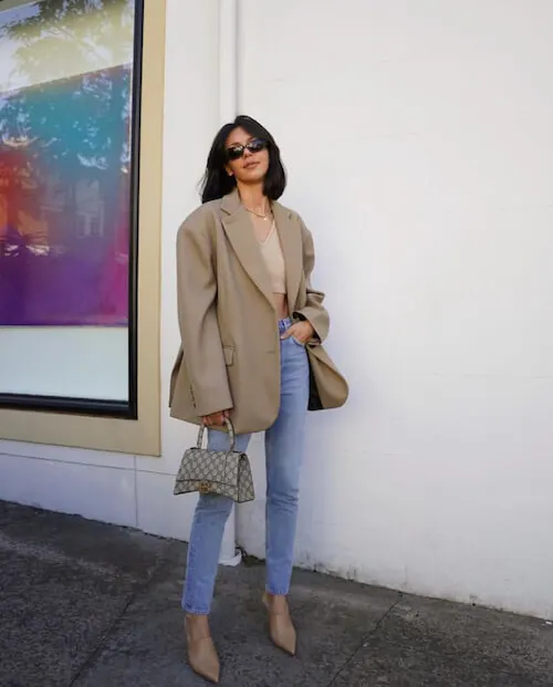 30+ Chic Beige Blazer Outfits [2023] To Prove That You Need This ...