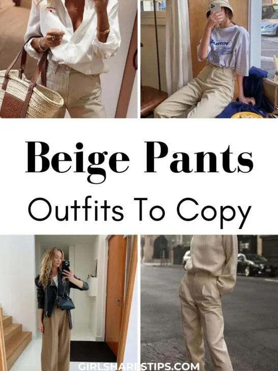 27+ Chic Beige Pants Outfit Ideas For Women [2024]: What To Wear With Beige Pants