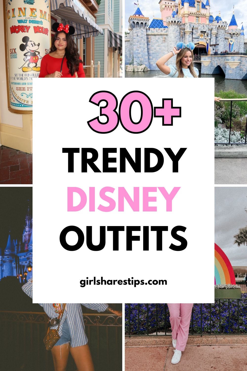 best trendy Disney outfits collage