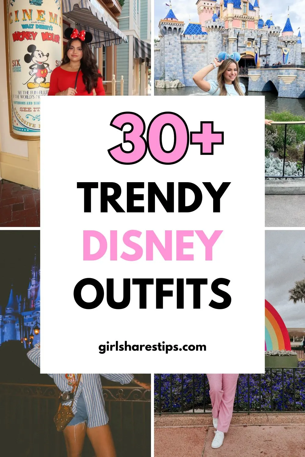 best trendy Disney outfits collage