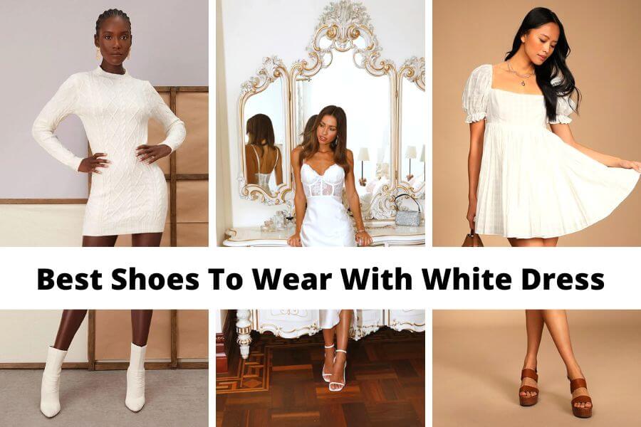 shoes to wear with white dress