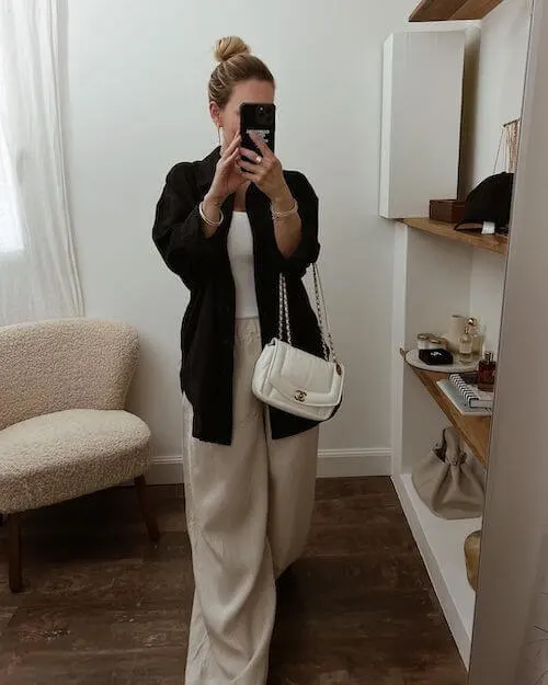 17 Chic Black And Beige Outfits 2024 How To Wear This Stylish