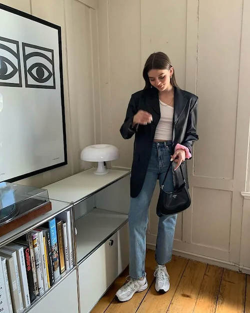 black blazer outfit