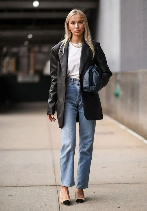 black blazer outfit