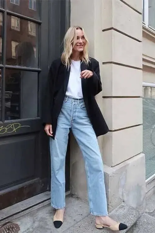 black blazer outfit