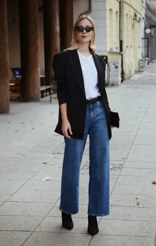 black blazer outfit