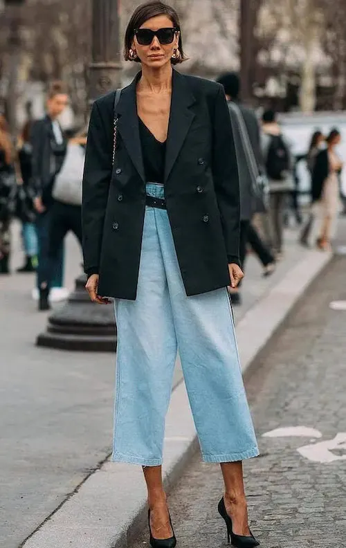 black blazer outfit