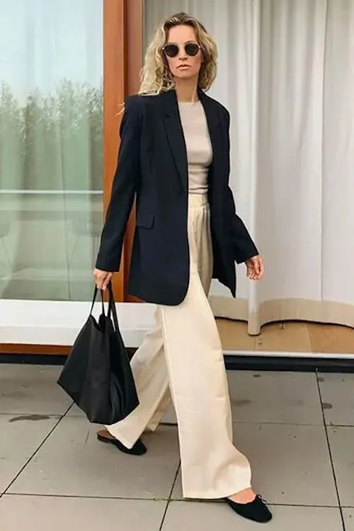 black blazer outfit