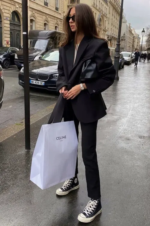 black blazer outfit