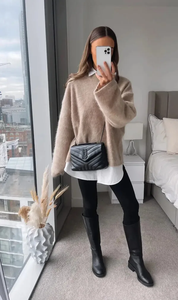 black boots outfit