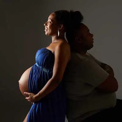 black couple maternity photoshoot ideas simple poses