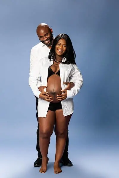 black couple maternity photoshoot ideas