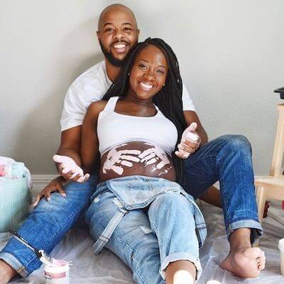 black couple maternity photoshoot ideas simple poses