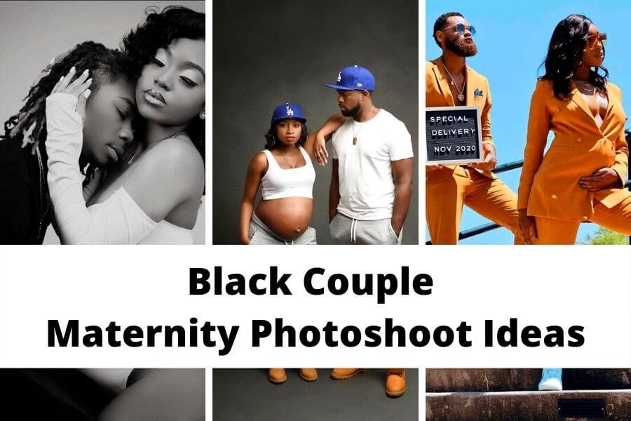 black couple maternity photoshoot ideas outfits