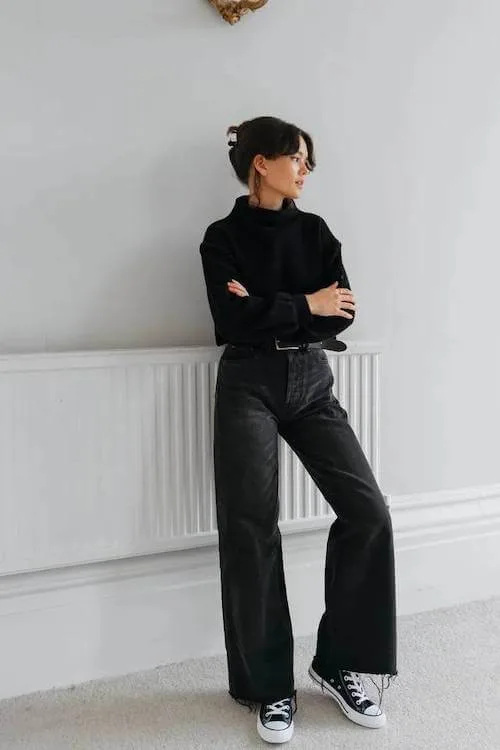 black jeans outfit