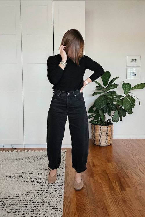 black jeans outfit