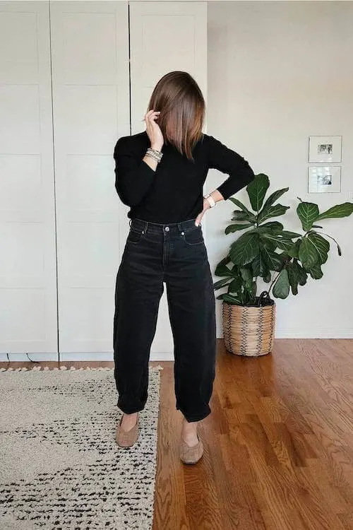 black jeans outfit