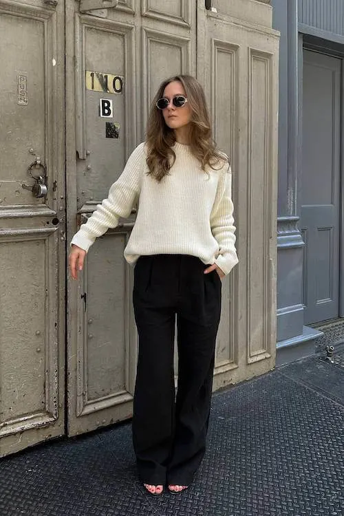 black linen pants outfit