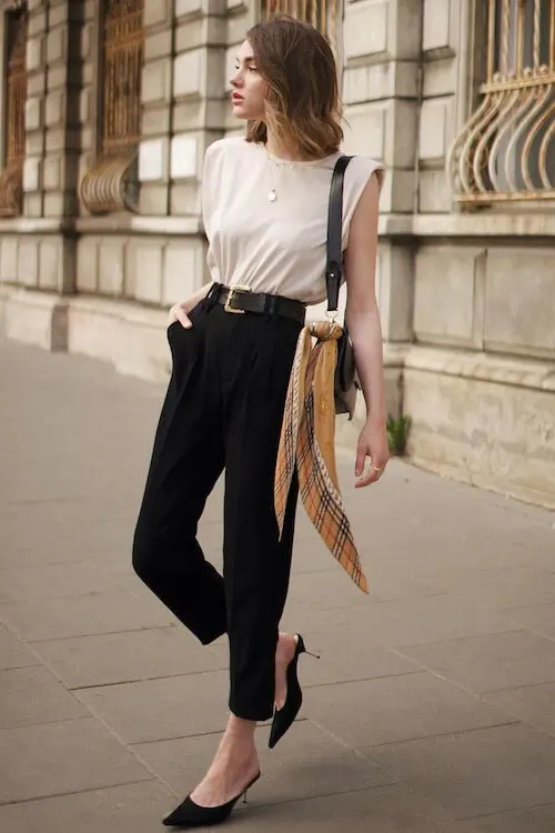 30 Chic Black Pants Outfit Ideas For Women 2023 How To Style Black Pants   Girl Shares Tips