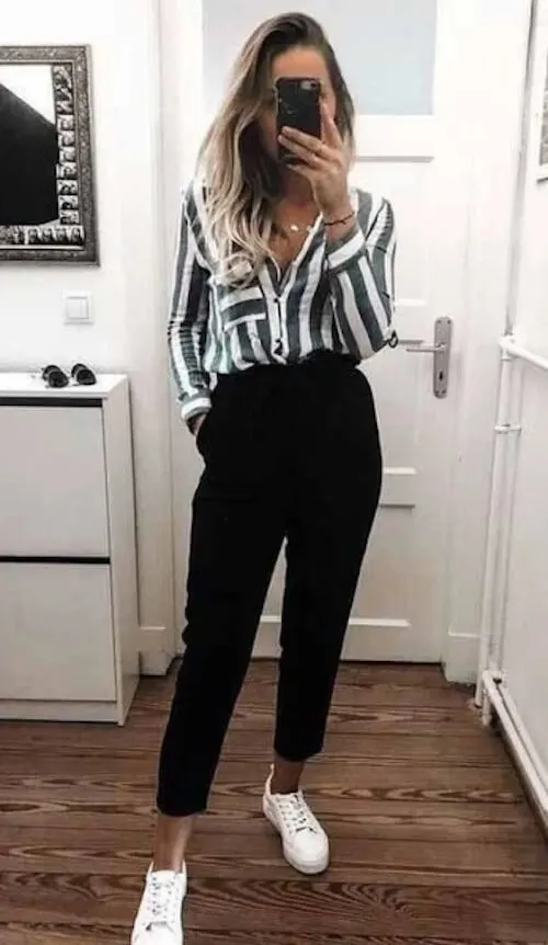 black pants outfit