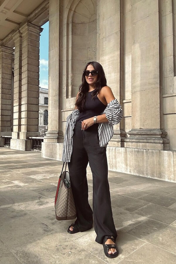 black pants outfit