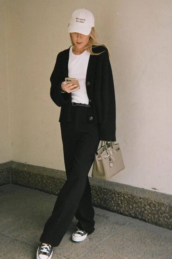 black pants outfit