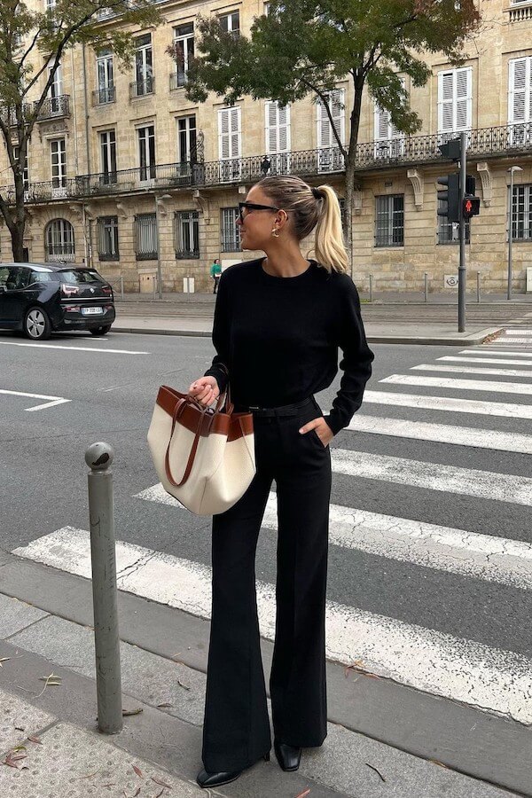 black pants outfit