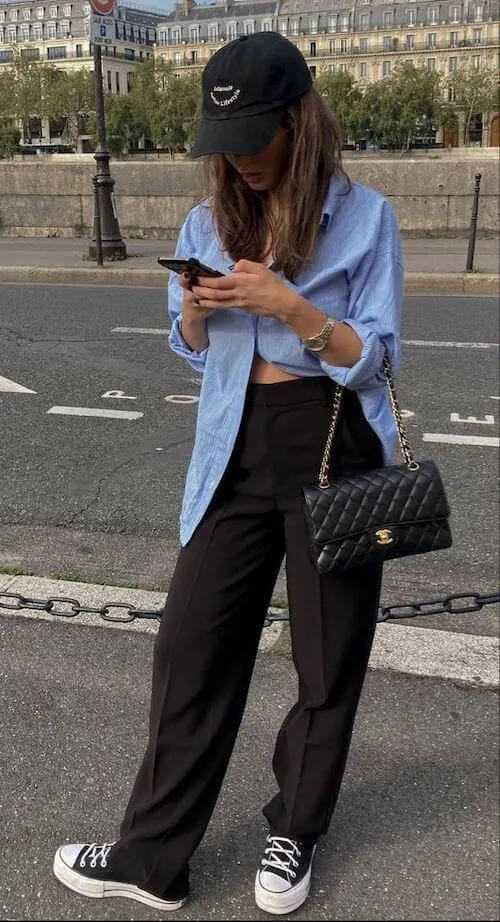 Black pants deals outfit ladies