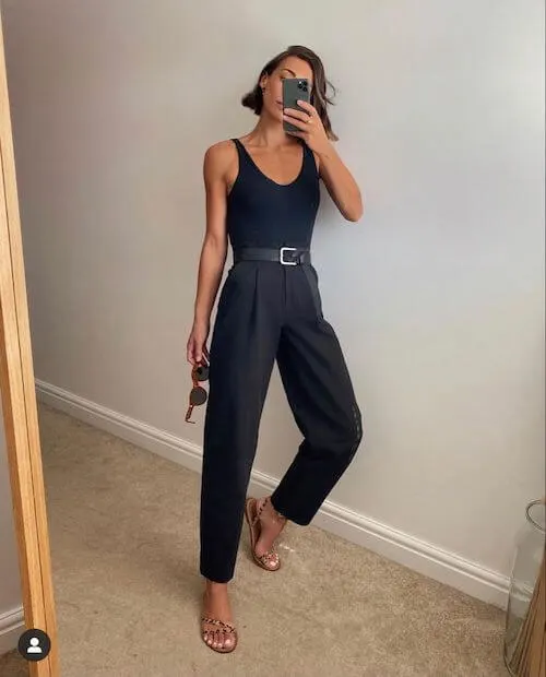 black pants outfit