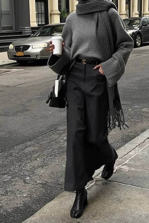 black skirt outfit ideas for women