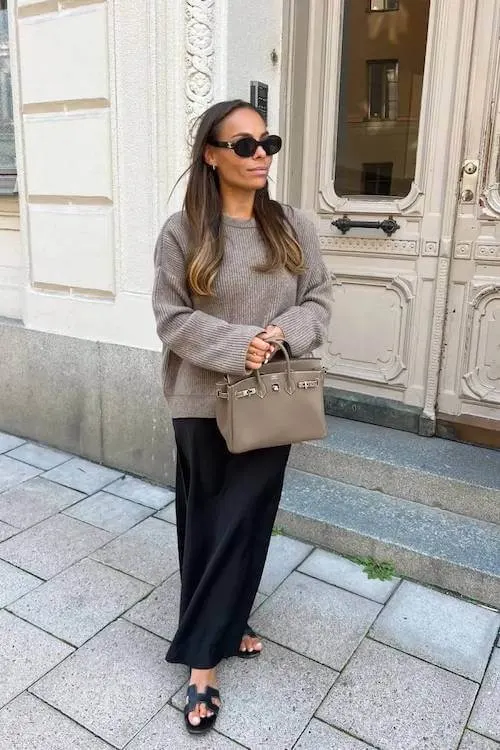 black skirt outfit ideas for women