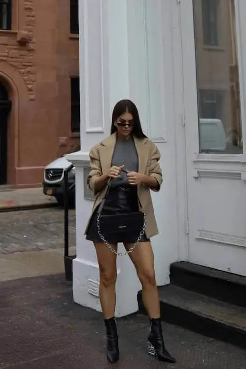 black skirt outfit ideas for women