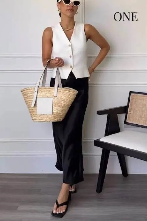 black skirt outfit ideas for women