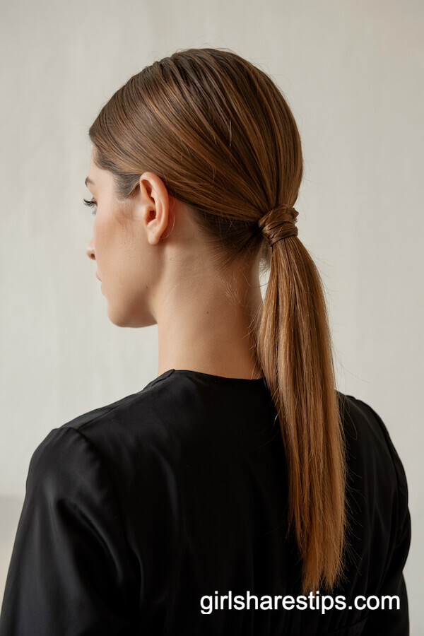 Polished High Straight Ponytail