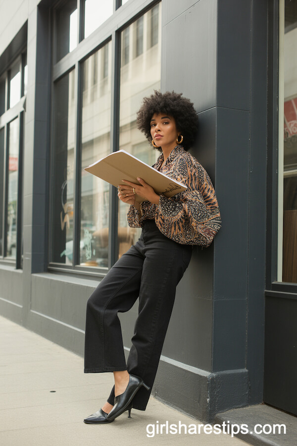 Statement Blouse for a Creative Caf&eacute; Look