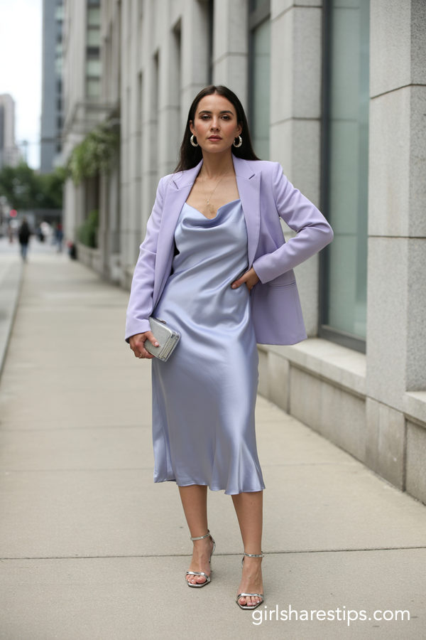 blazer over dress wedding guest