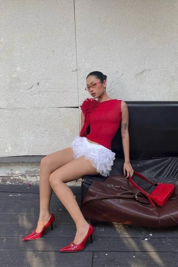 bloomer shorts outfit