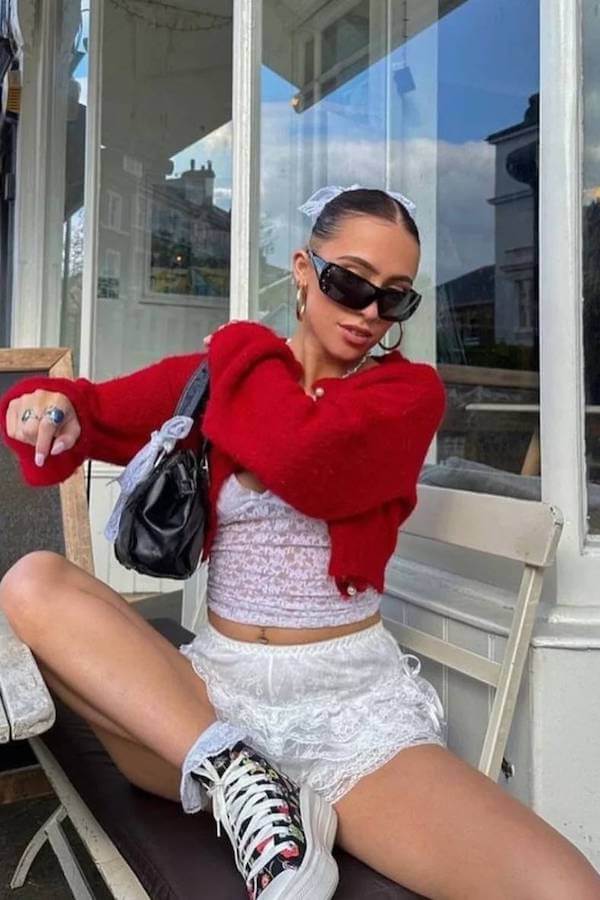 bloomer shorts outfit