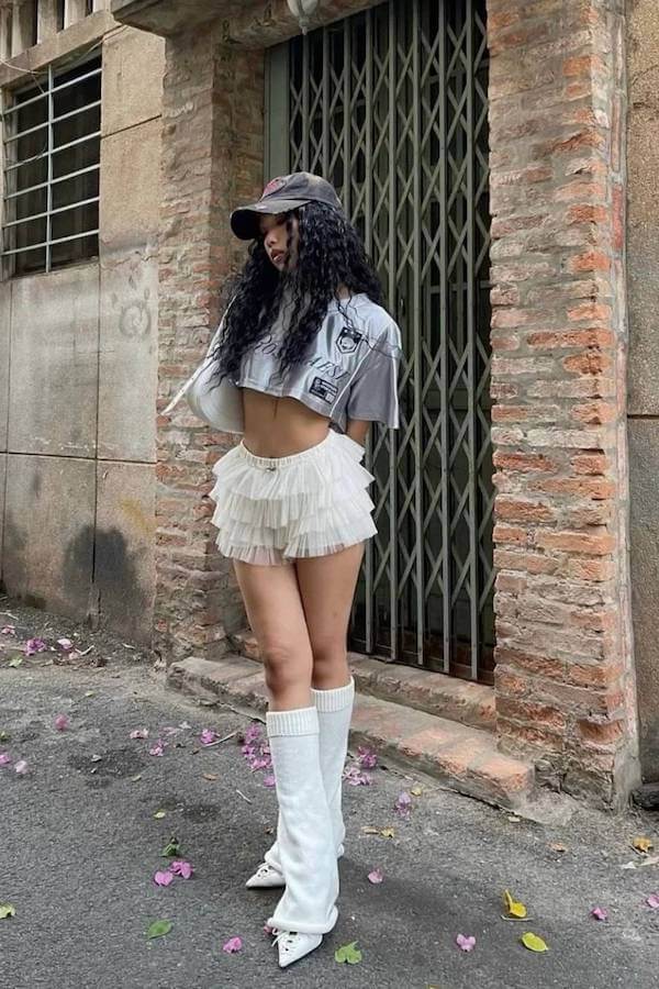 bloomer shorts outfit