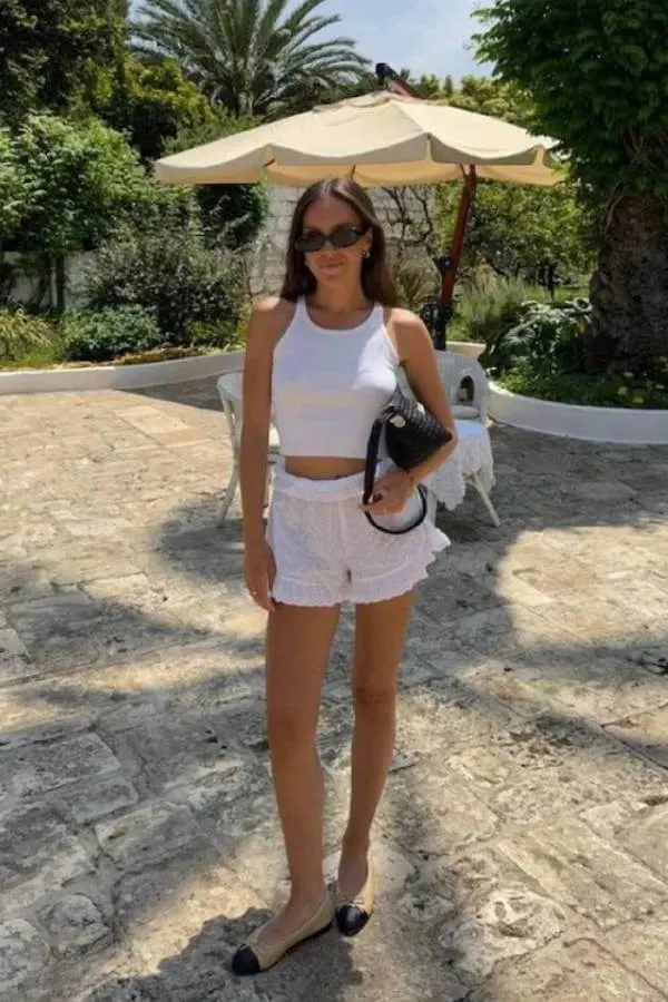 bloomer shorts outfit