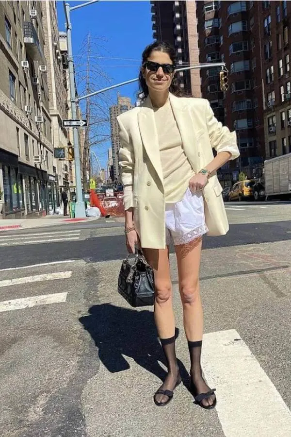 bloomer shorts outfit