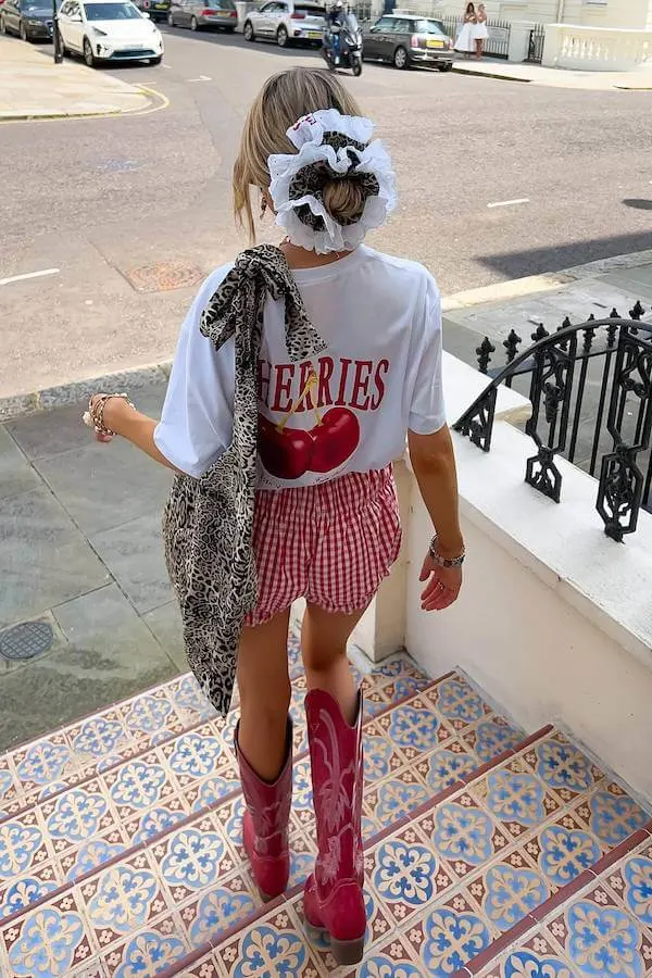 bloomer shorts outfit