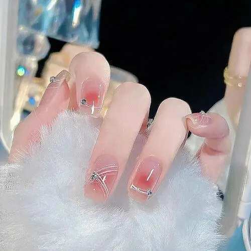 blush nail designs